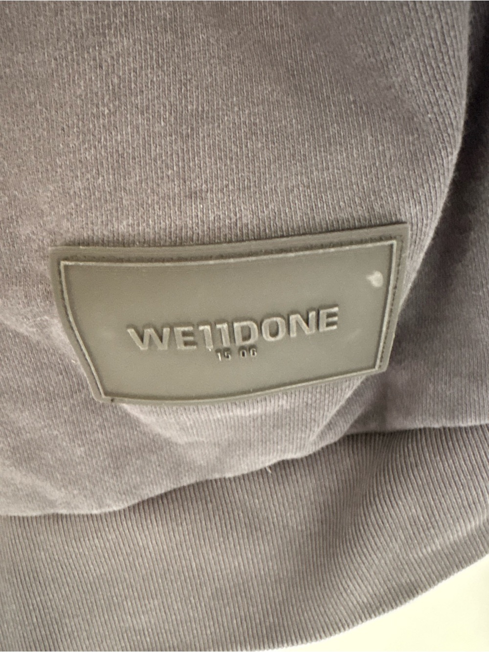 WE11DONE Black Logo Hoodie - Picture 6 of 6
